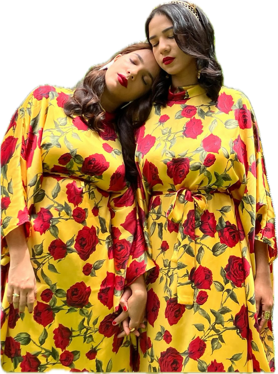 Custom Bridesmaid Kaftans | The Brooklyn Botanica  the brooklyn botanica