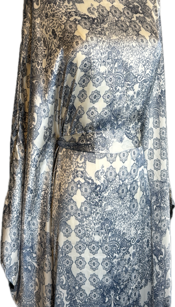 Floral patterned fabric with a focus on texture and design.